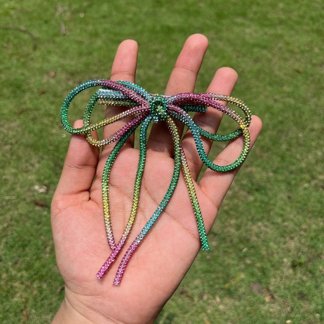 KA-6 Korean Blue peony pair pins (one pair)