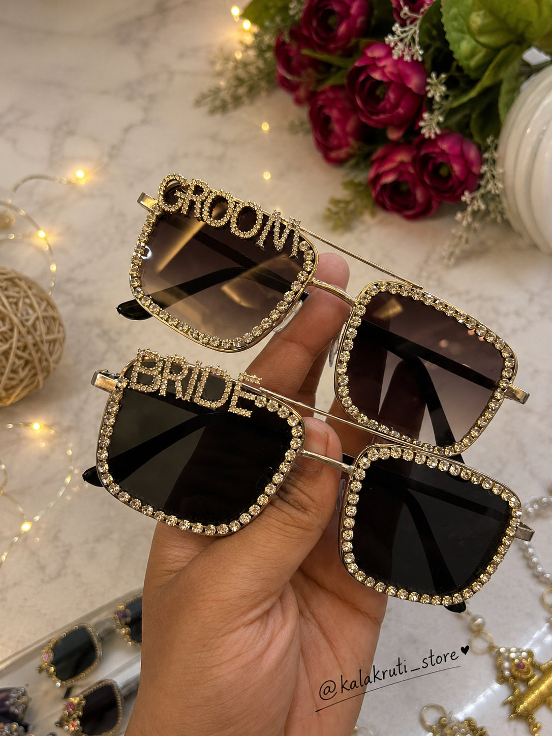 Groom Bride combo Glares