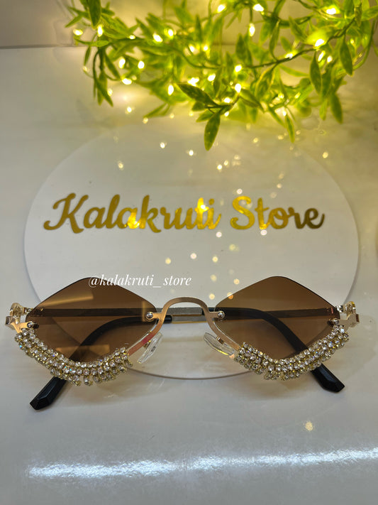Golden Cascade Sunglasses