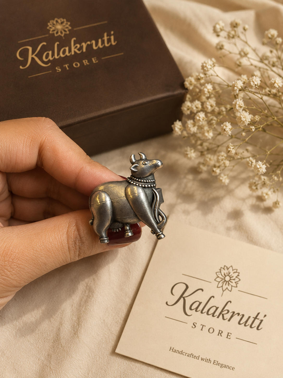 Royal Bull Oxidized Statement Ring