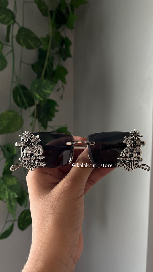 Royal Mischief Oxidized Navratri Garba Sunglasses