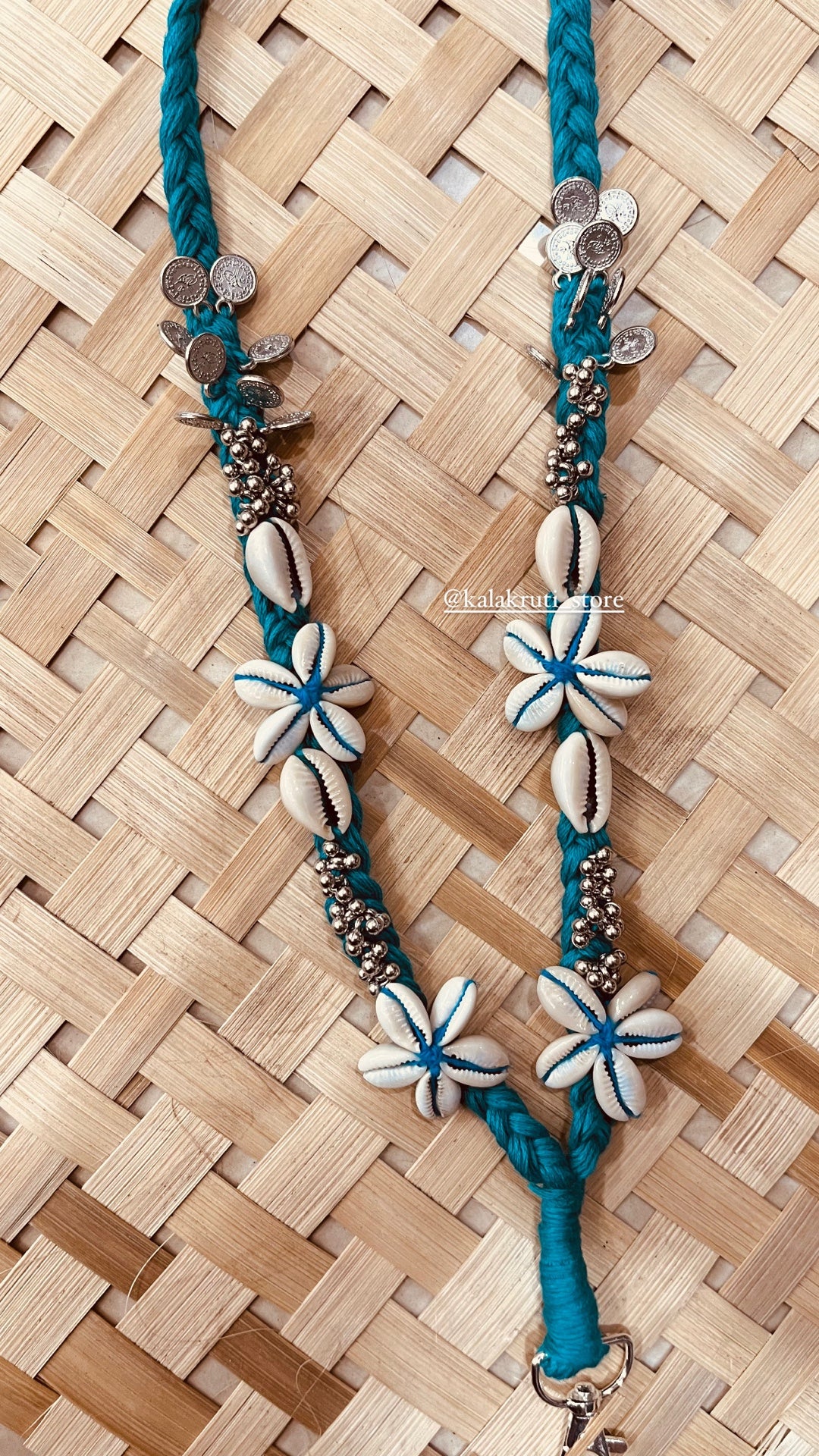 KA-6 Korean Blue peony pair pins (one pair)